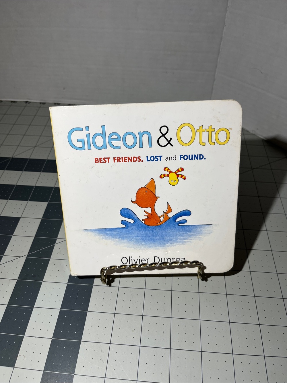 Gideon & Otto Board Book - White/Blue/Orange